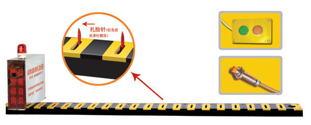 白城V3嵌入式闯岗自动扎胎器/阻车器